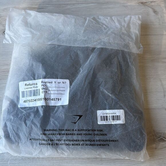 Gymshark SPORT SEAMLESS 1/4 ZIP‎ Grey Small NWT in packaging - Picture 10 of 10